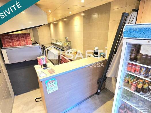 Pizzeria à vendre Fonds de commerce 56 000 € 70 m² d'espace de restauration Ouest Belley 01300