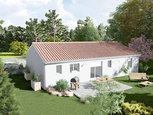 Terrain avec maison neuve à vendre 162 460 € 5 pièces 3 chambres 95 m² 1 300 m² de terrain Saint-Brice-sur-Vienne 87200
