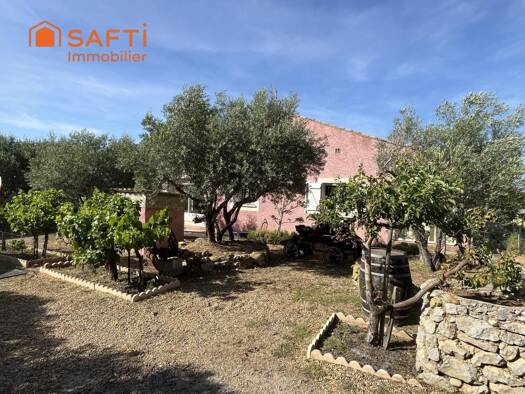 Maison de plain-pied à vendre 429 000 € 4 pièces 3 chambres 153 m² 1 259 m² de terrain Salles-d'Aude 11110