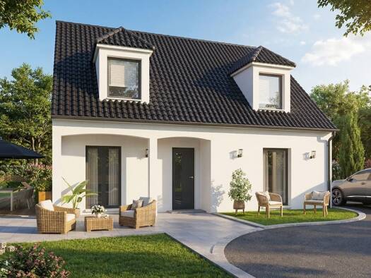 Terrain avec maison neuve à vendre 285 810 € 4 pièces 3 chambres 84 m² 622 m² de terrain Champmotteux 91150