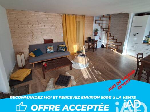 Maison à vendre 129 500 € 2 pièces 1 chambre 68 m² 146 m² de terrain Saint-Marc-le-Blanc 35460