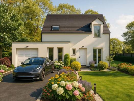 Terrain avec maison neuve à vendre 376 000 € 6 pièces 4 chambres 89,8 m² 303 m² de terrain Attainville 95570