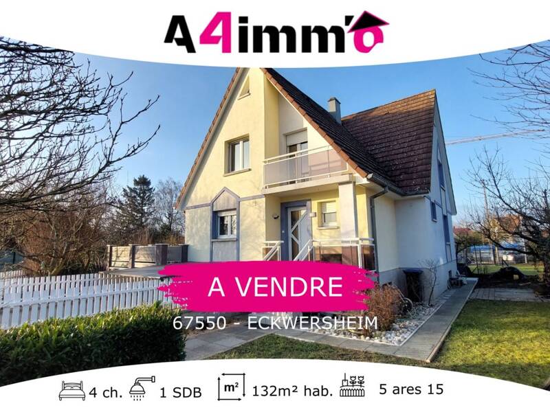Maison à vendre, 132m², ECKWERSHEIM