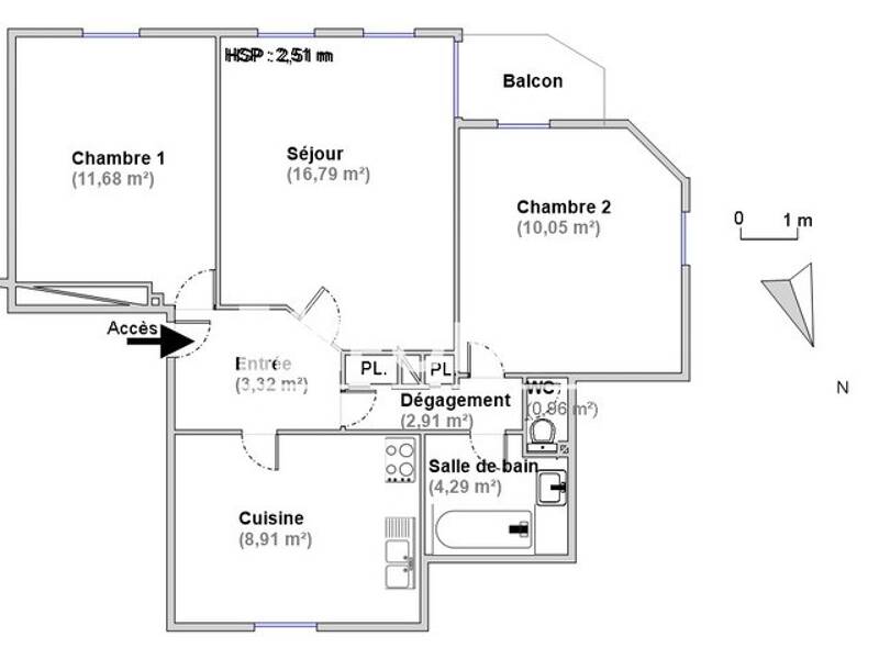 Maison à louer, 59m², FLORANGE