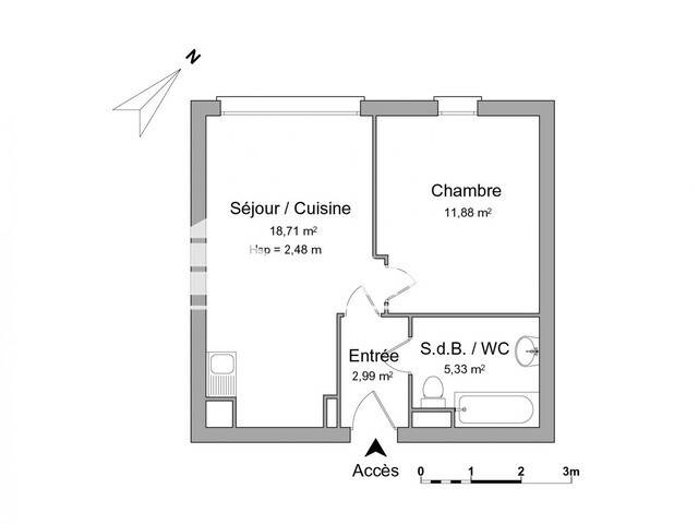 Maison à louer, 39m², CERGY