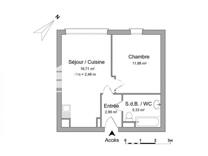 Maison à louer, 39m², CERGY