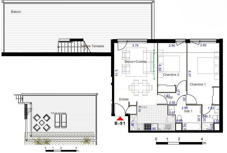Maison à louer, 65m², COLOMBES