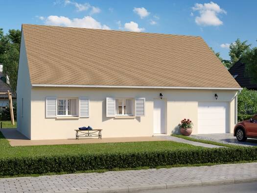 Terrain avec maison neuve à vendre 165 500 € 4 pièces 3 chambres 85 m² 1 150 m² de terrain Corneville-la-Fouquetière 27300