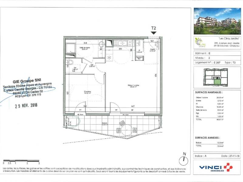 Maison à louer, 49m², DECINES CHARPIEU