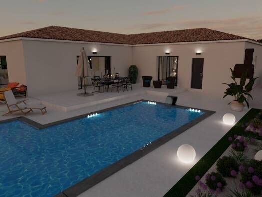 Terrain avec maison neuve à vendre 355 000 € 5 pièces 4 chambres 145 m² 637 m² de terrain Bizanet 11200