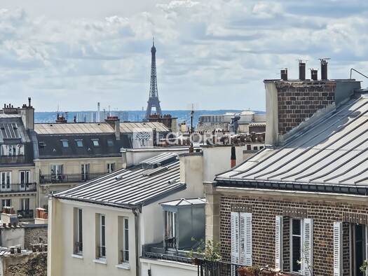 Appartement à vendre 1 100 000 € 4 pièces 2 chambres 90 m² Étage 5/5 Montmartre Paris 18ème arrondissement 75018
