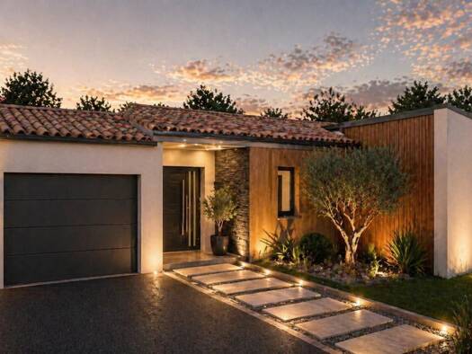 Terrain avec maison neuve à vendre 367 800 € 5 pièces 3 chambres 105 m² 435 m² de terrain Grosbreuil 85440