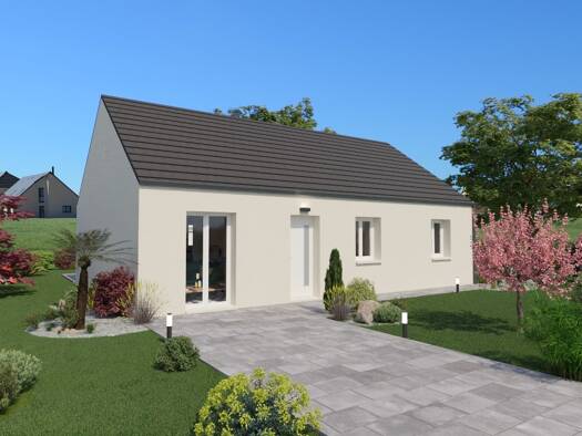 Terrain avec maison neuve à vendre 290 000 € 5 pièces 3 chambres 80 m² 557 m² de terrain Vaucourtois 77580