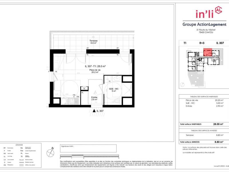 Maison à louer, 28m², CHATOU
