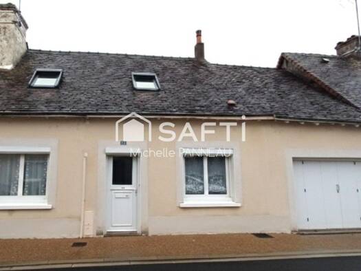 Maison à vendre 85 000 € 5 pièces 3 chambres 90 m² 145 m² de terrain Noyen-sur-Sarthe 72430