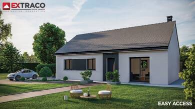 Maison de plain-pied à vendre 182 873 € 4 pièces 3 chambres 80 m² 694 m² de terrain Routot 27350