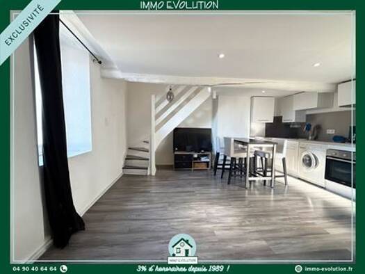 Appartement à vendre 129 900 € 3 pièces 2 chambres 43,2 m² Étage 2/2 Orange 84100