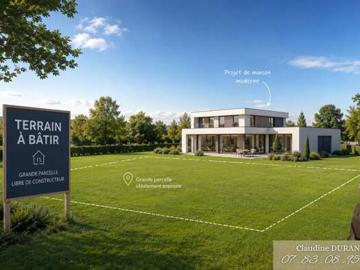 Terrain constructible à vendre 64 500 € 791 m² de terrain Sainte-Anne-sur-Brivet 44160