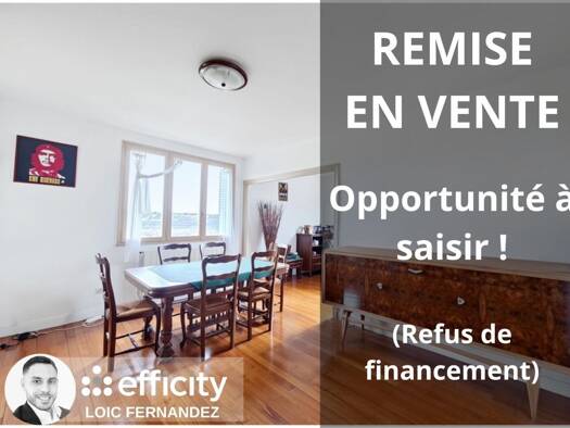 Appartement à vendre 149 000 € 3 pièces 2 chambres 79 m² 2ème étage Centre Ville Grigny-sur-Rhône 69520