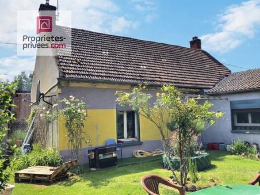 Maison de plain-pied à vendre 99 000 € 3 pièces 2 chambres 83 m² 1 233 m² de terrain Lagny 60310