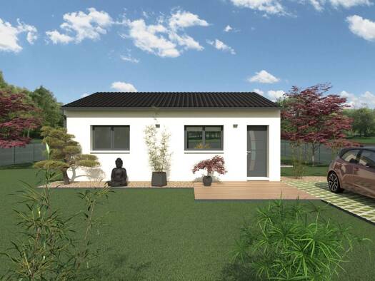 Terrain avec maison neuve à vendre 158 930 € 3 pièces 2 chambres 60 m² 461 m² de terrain Ossun 65380