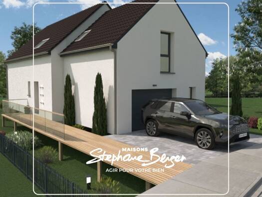 Terrain avec maison neuve à vendre 513 800 € 7 pièces 4 chambres 130 m² 450 m² de terrain Griesheim-sur-Souffel 67370