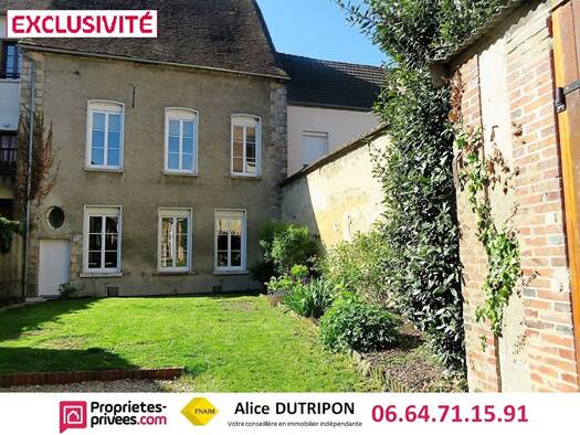Maison à vendre 199 000 € 5 pièces 3 chambres 115 m² 486 m² de terrain Est Sud Centre Sézanne 51120