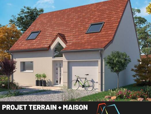 Terrain avec maison neuve à vendre 289 500 € 5 pièces 3 chambres 114,4 m² 400 m² de terrain Ozouer-le-Voulgis 77390