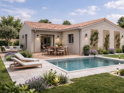 Terrain avec maison neuve à vendre 170 000 € 4 pièces 3 chambres 85 m² 622 m² de terrain Prayssas 47360