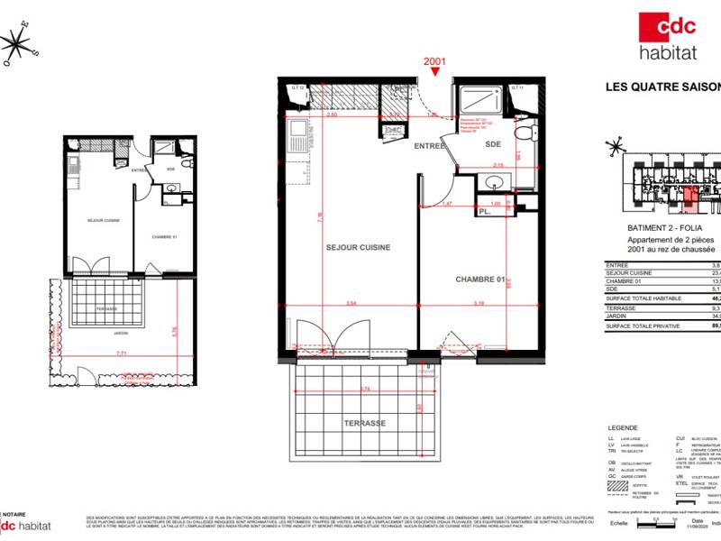 Maison à louer, 46m², MULHOUSE