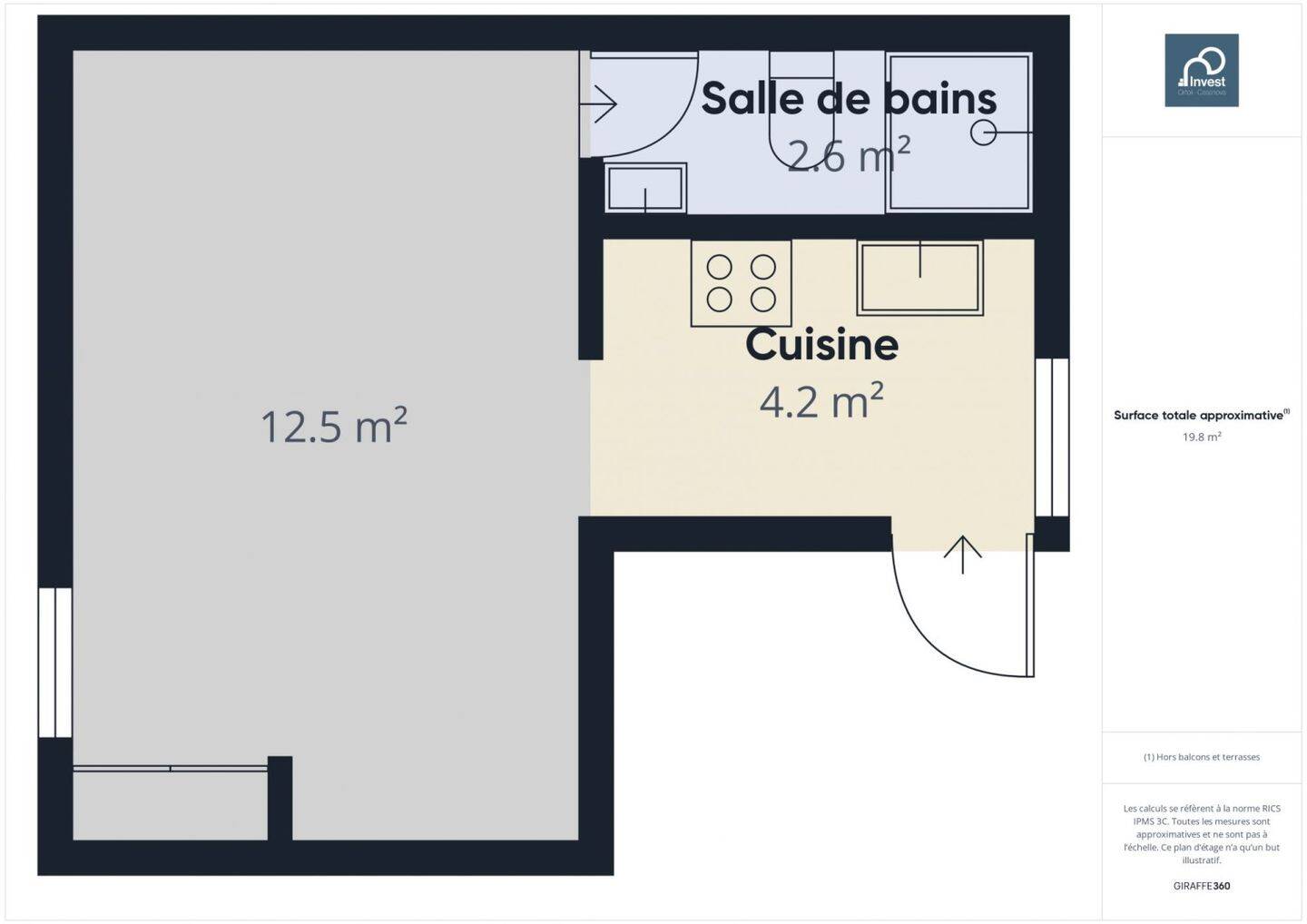 Maison à louer, 21m², AJACCIO