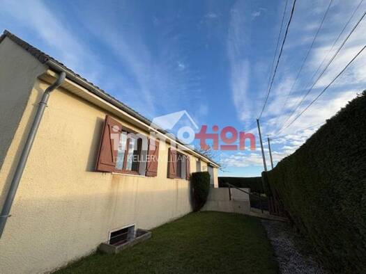 Maison de plain-pied à vendre 199 000 € 5 pièces 4 chambres 102 m² 606 m² de terrain Criel-sur-Mer 76910