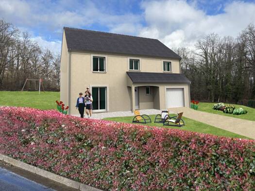 Terrain avec maison neuve à vendre 361 000 € 7 pièces 5 chambres 160 m² 341 m² de terrain Melun 77000