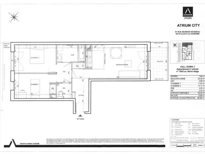 Maison à louer, 60m², CLICHY