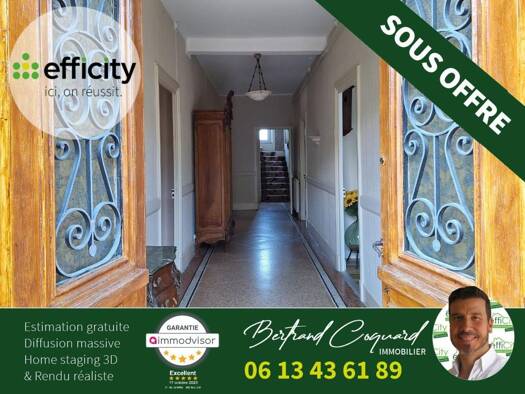 Demeure à vendre 250 000 € 10 pièces 8 chambres 287 m² 1 126 m² de terrain Néronde 42510