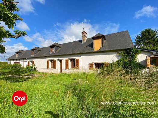 Maison à vendre 180 000 € 5 pièces 3 chambres 120 m² 756 m² de terrain Le Val Les Andelys 27700