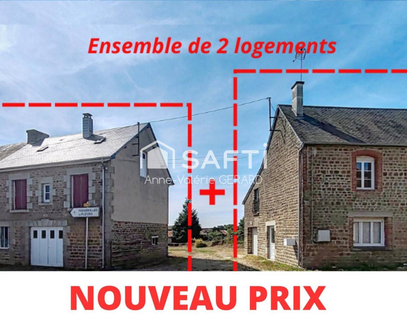Maison à vendre, 252m², FOUGEROLLES DU PLESSIS