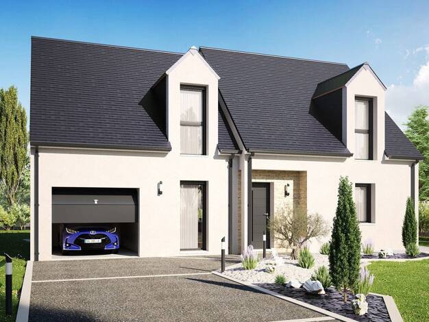 Terrain avec maison neuve à vendre 254 437 € 6 pièces 5 chambres 110 m² 425 m² de terrain Saint-Julien-l'Ars 86800