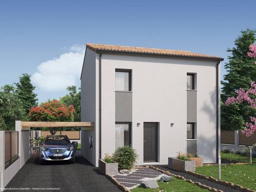 Terrain avec maison neuve à vendre 206 285 € 4 pièces 3 chambres 76 m² 694 m² de terrain Mignaloux-Beauvoir 86550