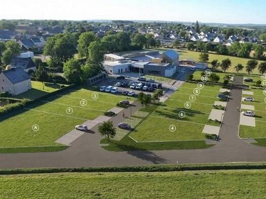 Terrain constructible viabilisé à vendre 49 000 € 250 m² de terrain Plélan-le-Grand 35380