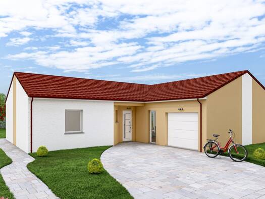 Terrain avec maison neuve à vendre 208 000 € 5 pièces 3 chambres 91,9 m² Soncourt-sur-Marne 52320