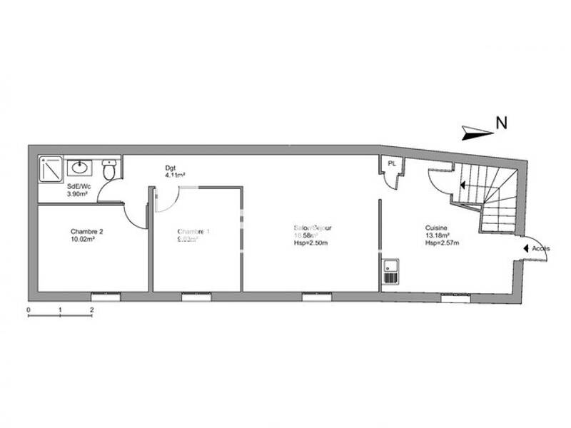 Maison à louer, 59m², THOUARS