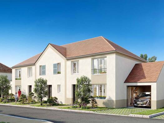 Duplex à vendre - neuf 282 000 € 4 pièces 3 chambres 81,3 m² 1er étage Saint Ladre-La Sablonniere Crépy-en-Valois 60800