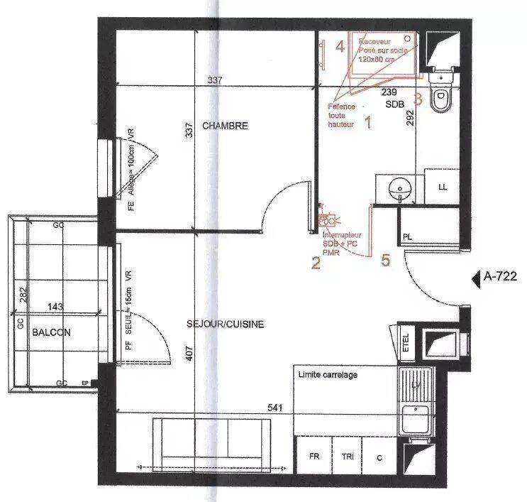 Maison à louer, 41m², ASNIERES SUR SEINE