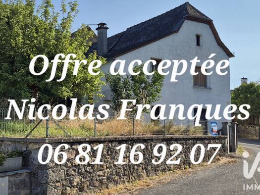 Maison à vendre 72 000 € 3 pièces 2 chambres 72 m² 270 m² de terrain Saint-Félix-de-Lunel 12320