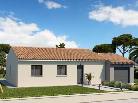 Terrain avec maison neuve à vendre 325 900 € 4 pièces 3 chambres 81 m² 1 030 m² de terrain Lieuran-Cabrières 34800