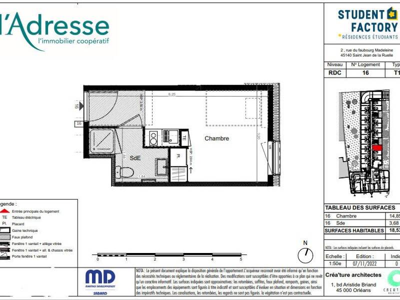 Maison à vendre, 18m², ORLEANS