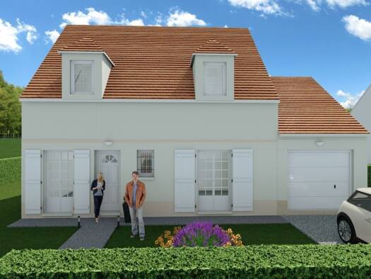 Terrain avec maison neuve à vendre 231 600 € 5 pièces 4 chambres 102 m² 479 m² de terrain Wavignies 60130