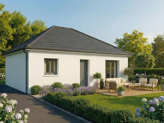 Terrain avec maison neuve à vendre 153 500 € 3 pièces 2 chambres 72 m² 530 m² de terrain Routot 27350