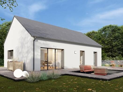 Terrain avec maison neuve à vendre 198 816 € 5 pièces 3 chambres 80 m² 1 242 m² de terrain Marignac 31440